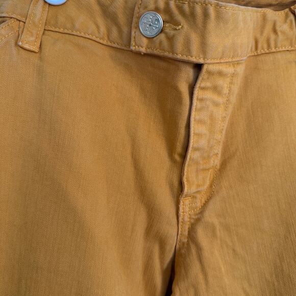 Tory Burch Jeans Women's 32 Mustard Super Skinny Mid Rise Denim - Picture 6 of 10